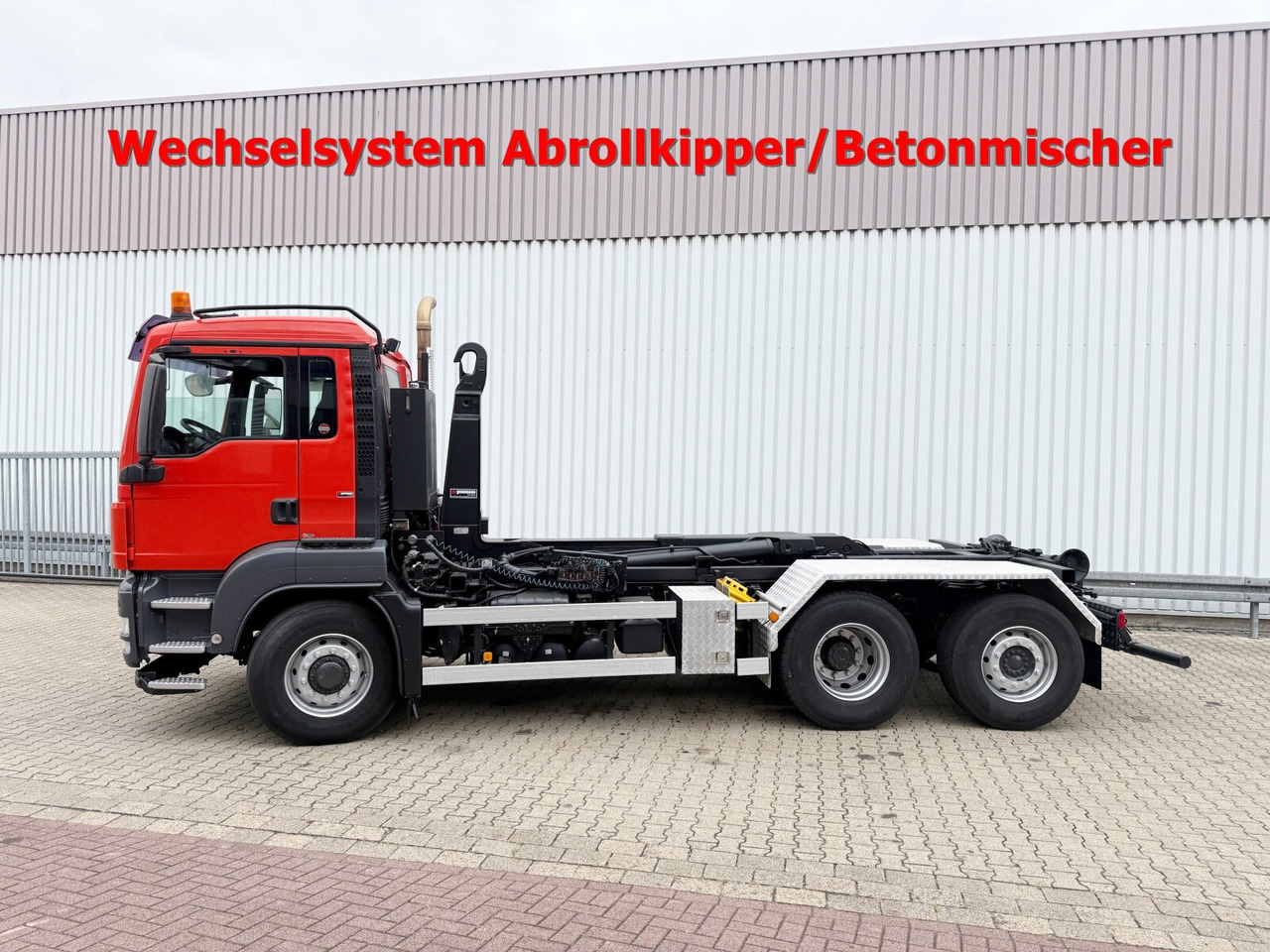 MAN TGS 26.480 6x4H-4 BL TGS 26.480 6x4H-4 BL, Multilift Abroller HydroDrive, Lenk-/Liftachse, Wechselfahrzeug - Xe tải nâng móc: hình 1 MAN TGS 26.480 6x4H-4 BL TGS 26.480 6x4H-4 BL, Multilift Abroller HydroDrive, Lenk-/Liftachse, Wechselfahrzeug - Xe tải nâng móc: hình 1