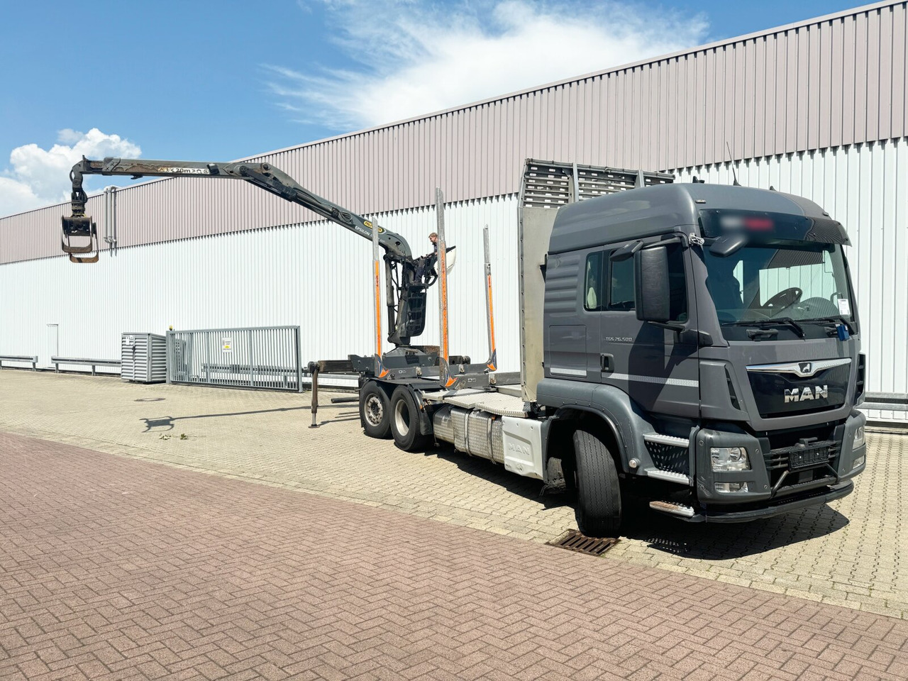 MAN TGS 26.500 6X4H-4 BL TGS 26.500 6X4H-4 BL, PriTarder, HydroDrive, Lenk-/Lift, Heckkran Epsilon M130Z83 - Xe chở gỗ, Xe cẩu tự hành: hình 1 MAN TGS 26.500 6X4H-4 BL TGS 26.500 6X4H-4 BL, PriTarder, HydroDrive, Lenk-/Lift, Heckkran Epsilon M130Z83 - Xe chở gỗ, Xe cẩu tự hành: hình 1