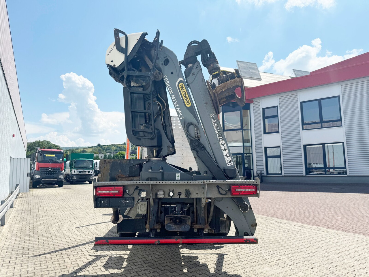 Xe chở gỗ, Xe cẩu tự hành MAN TGS 26.500 6X4H-4 BL TGS 26.500 6X4H-4 BL, PriTarder, HydroDrive, Lenk-/Lift, Heckkran Epsilon M13Z83: hình 10
