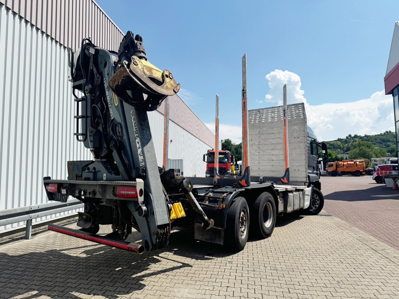 Xe chở gỗ, Xe cẩu tự hành MAN TGS 26.500 6X4H-4 BL TGS 26.500 6X4H-4 BL, PriTarder, HydroDrive, Lenk-/Lift, Heckkran Epsilon M13Z83: hình 11