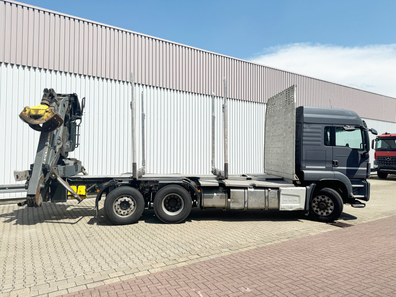 Xe chở gỗ, Xe cẩu tự hành MAN TGS 26.500 6X4H-4 BL TGS 26.500 6X4H-4 BL, PriTarder, HydroDrive, Lenk-/Lift, Heckkran Epsilon M13Z83: hình 12