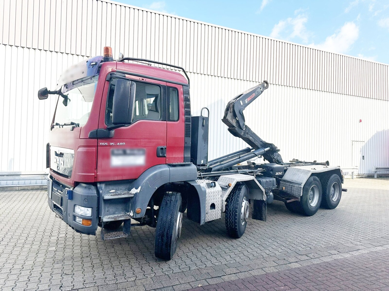 MAN TGS 35.480 8X4 BL TGS 35.400 8x4 BL, Schub-Knick bis 6,5m Container - Xe tải nâng móc: hình 1 MAN TGS 35.480 8X4 BL TGS 35.400 8x4 BL, Schub-Knick bis 6,5m Container - Xe tải nâng móc: hình 1