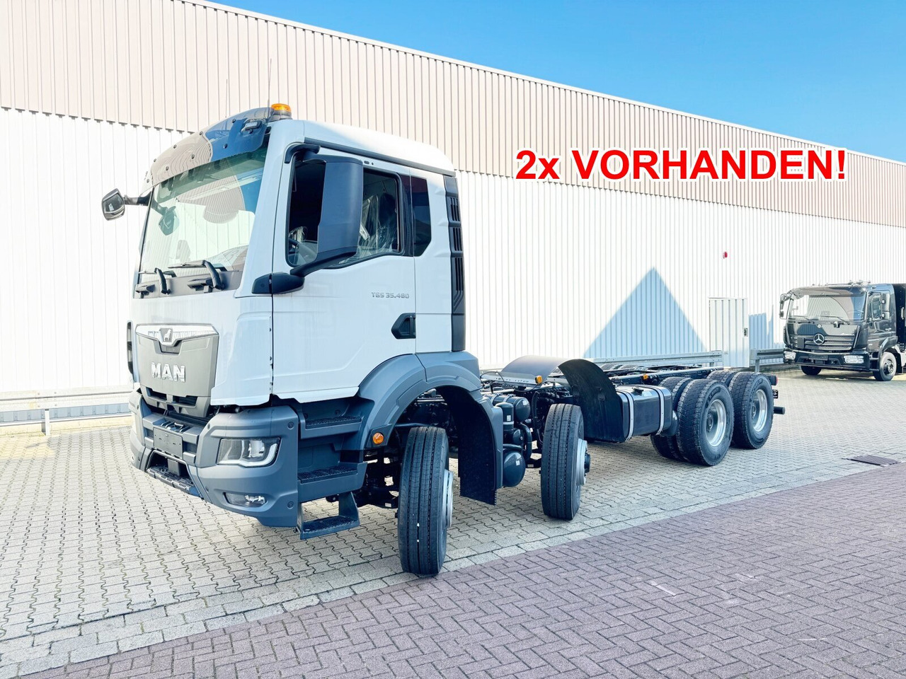 MAN TGS 35.480 8x6H BL CH TGS 35.480 8x6H BL CH, HydroDrive, Navi, Nebenantrieb - Xe tải khung gầm: hình 1 MAN TGS 35.480 8x6H BL CH TGS 35.480 8x6H BL CH, HydroDrive, Navi, Nebenantrieb - Xe tải khung gầm: hình 1