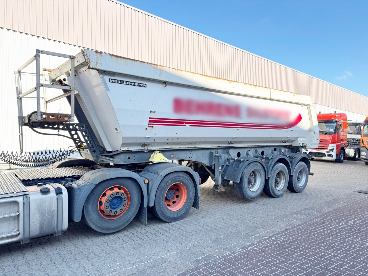 Meiller MHPS 12/27 MHPS 12/27, Stahlmulde ca. 26m³, Liftachse - Sơ mi rơ moóc ben: hình 4 Meiller MHPS 12/27 MHPS 12/27, Stahlmulde ca. 26m³, Liftachse - Sơ mi rơ moóc ben: hình 4