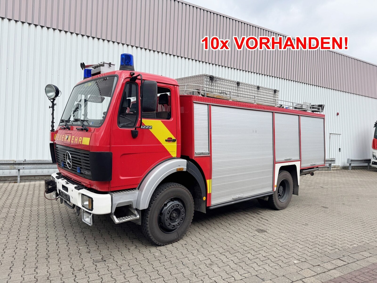Mercedes-Benz 1222 AF 4x4 Rüstwagen RW 2 1222 AF 4x4, Rüstwagen RW 2, Seilwinde - Xe cứu thương: hình 1 Mercedes-Benz 1222 AF 4x4 Rüstwagen RW 2 1222 AF 4x4, Rüstwagen RW 2, Seilwinde - Xe cứu thương: hình 1