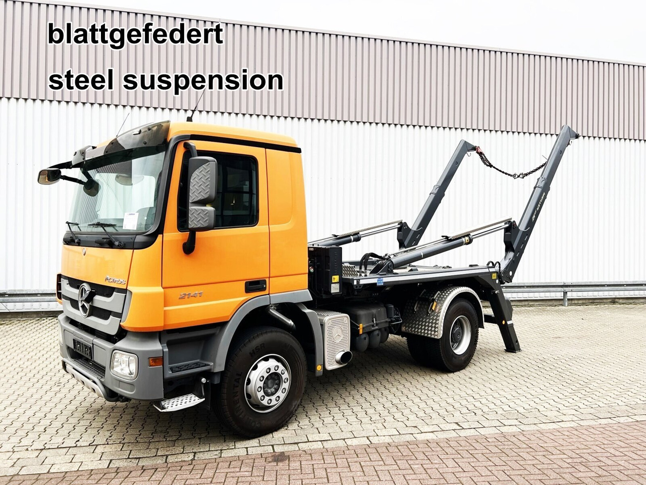 Mercedes-Benz Actros 2141 K 4x2 Actros 2141 K 4x2, Tele-Absetzer - Xe tải chở thùng nhỏ: hình 1 Mercedes-Benz Actros 2141 K 4x2 Actros 2141 K 4x2, Tele-Absetzer - Xe tải chở thùng nhỏ: hình 1