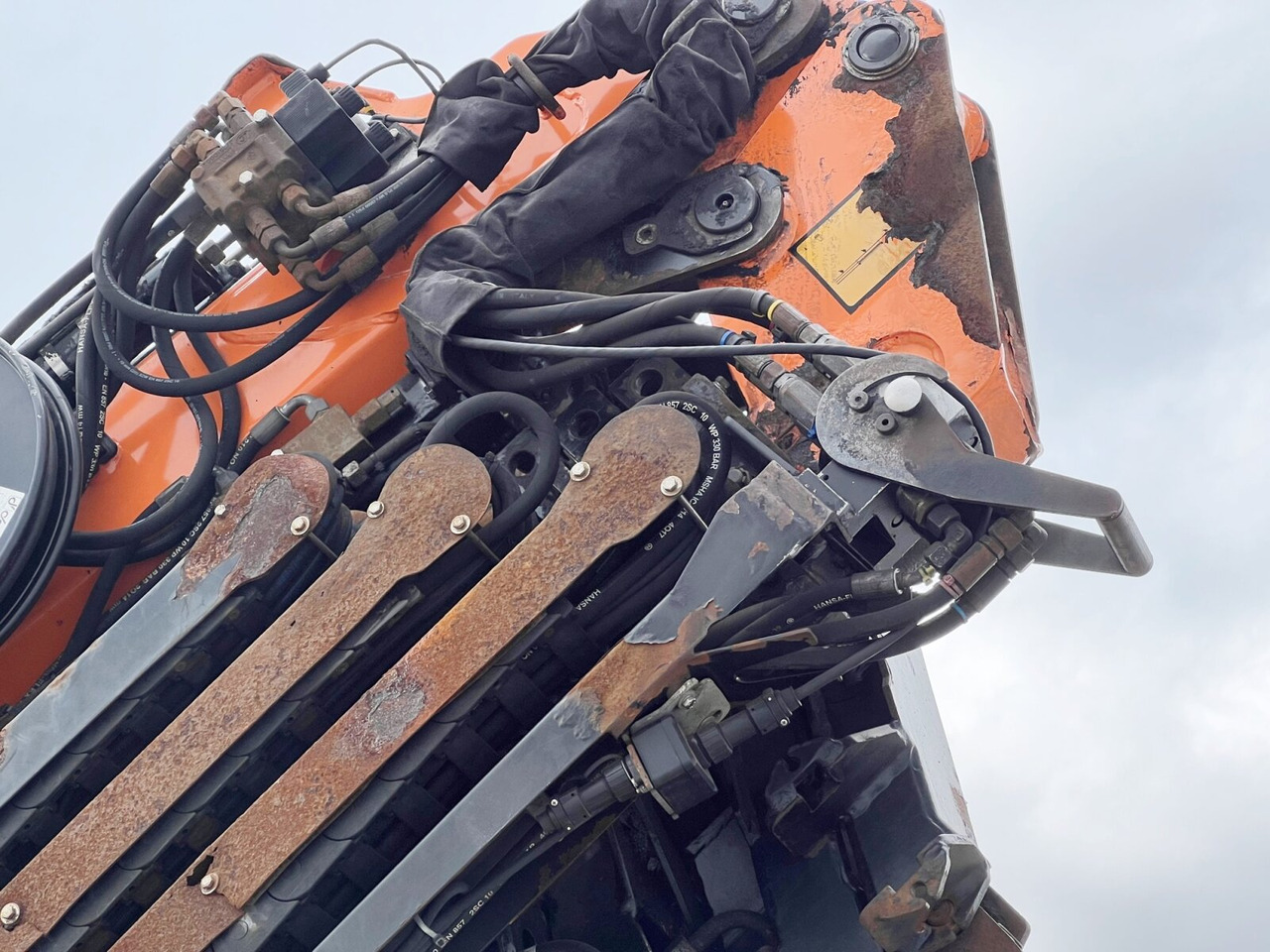 Mercedes-Benz Actros 2544 L 6x2 Actros 2544 L 6x2, Retarder, Lenkachse, Heckkran HMF 3000-K5 + Jip, Funk - Xe cẩu tự hành, Xe tải thùng lửng/ Phẳng: hình 2 Mercedes-Benz Actros 2544 L 6x2 Actros 2544 L 6x2, Retarder, Lenkachse, Heckkran HMF 3000-K5 + Jip, Funk - Xe cẩu tự hành, Xe tải thùng lửng/ Phẳng: hình 2