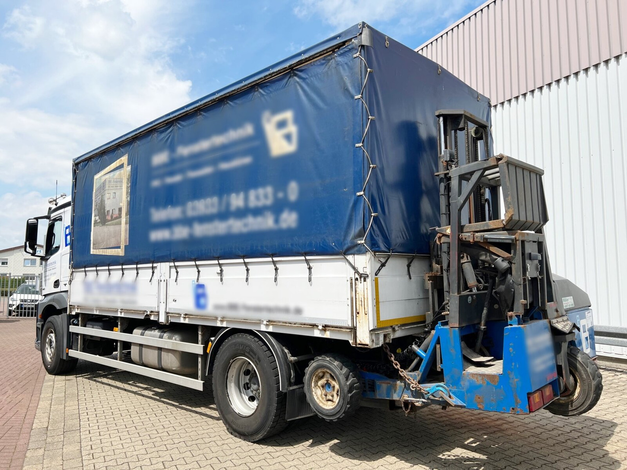 Xe tải thùng mui bạt Mercedes-Benz Antos 1840 L 4x2 Antos 1840 L 4x2, Aufnahme für Mitnahmestapler: hình 12