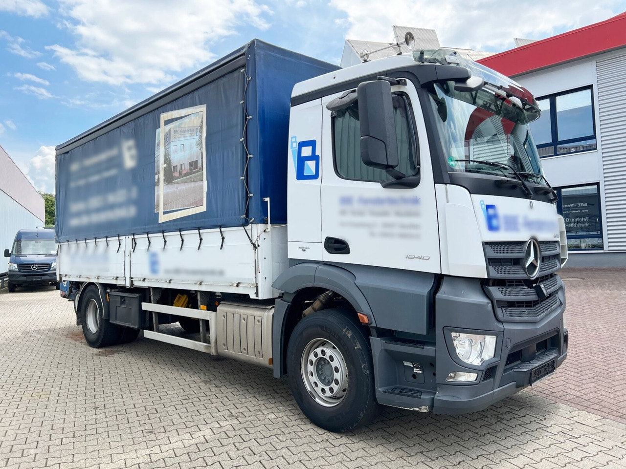 Xe tải thùng mui bạt Mercedes-Benz Antos 1840 L 4x2 Antos 1840 L 4x2, Aufnahme für Mitnahmestapler: hình 8