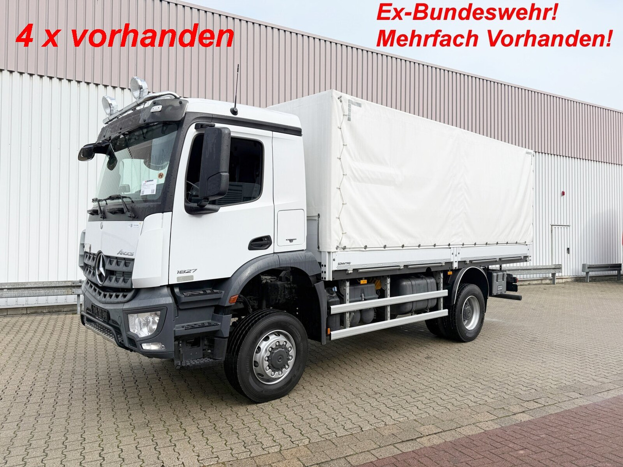 Mercedes-Benz Arocs 1827 A 4x4 Arocs 1827 A 4x4, Ex-! - Xe tải thùng lửng/ Phẳng: hình 1 Mercedes-Benz Arocs 1827 A 4x4 Arocs 1827 A 4x4, Ex-! - Xe tải thùng lửng/ Phẳng: hình 1