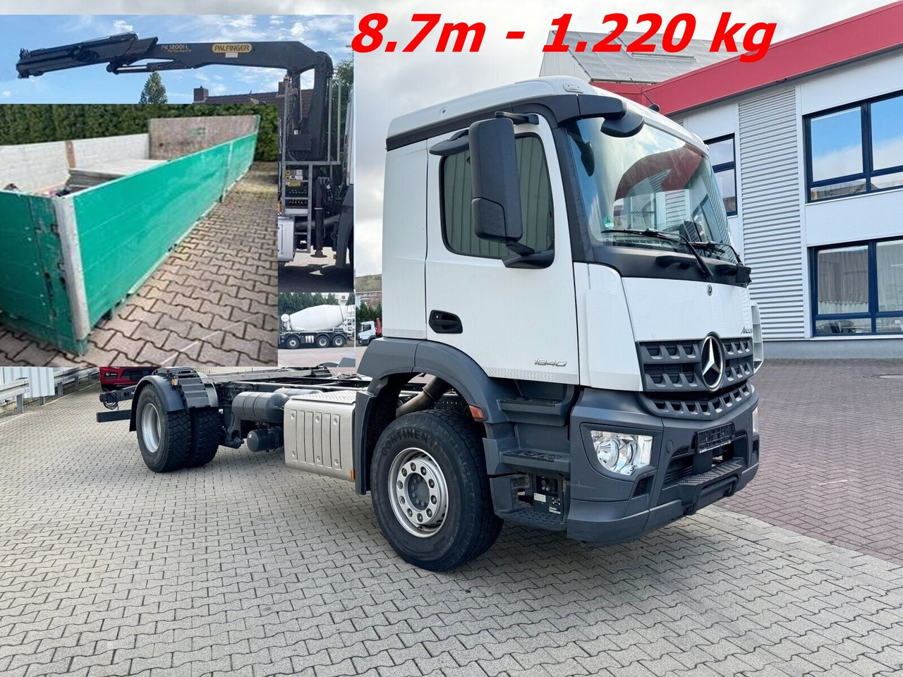 Mercedes-Benz Arocs 1840 L 4x2 Arocs 1840 L 4x2, Kran Palfinger PK12001L, Hochstand - Xe cẩu tự hành: hình 1 Mercedes-Benz Arocs 1840 L 4x2 Arocs 1840 L 4x2, Kran Palfinger PK12001L, Hochstand - Xe cẩu tự hành: hình 1