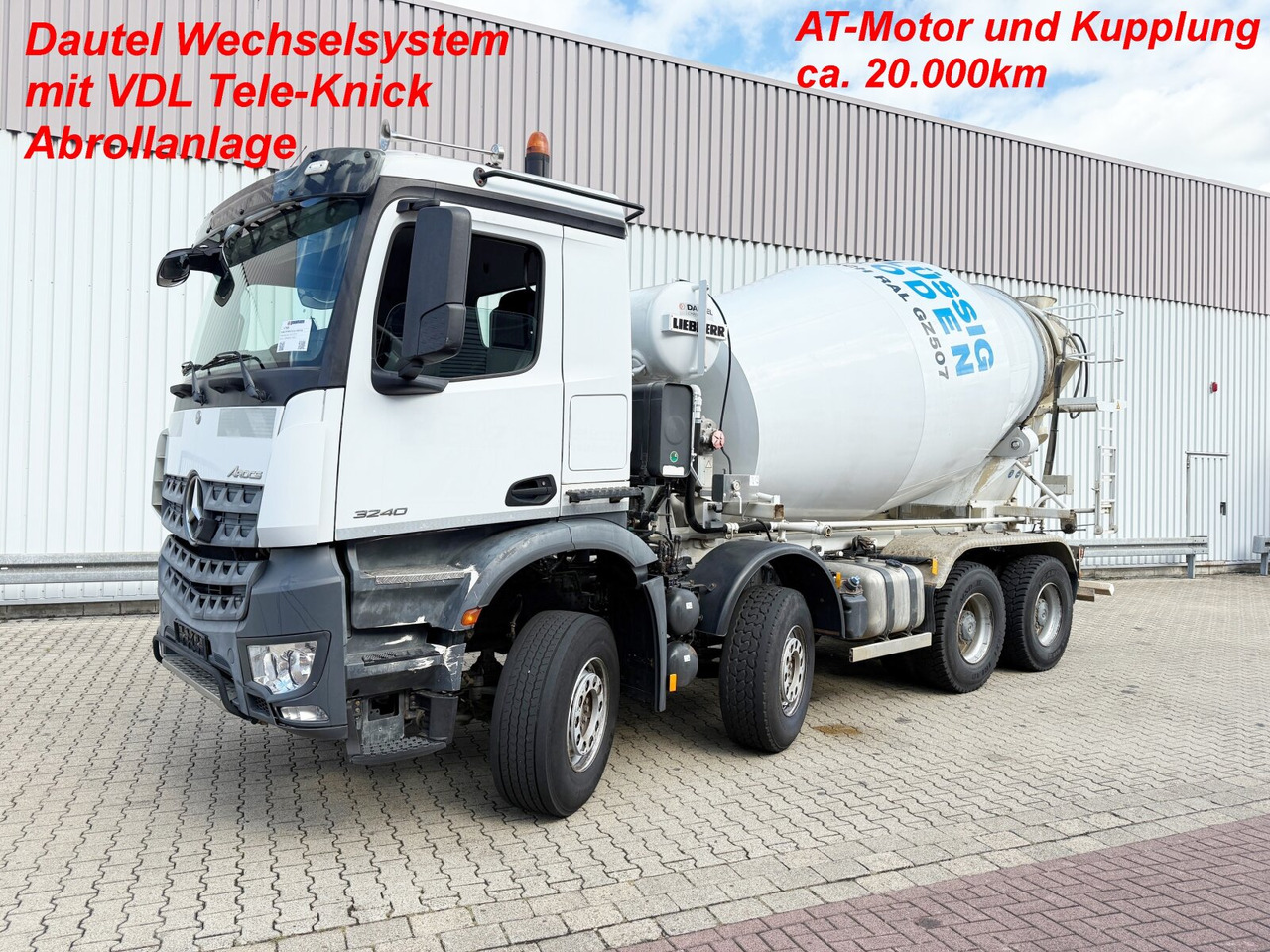 Mercedes-Benz Arocs 3240 8x4 Arocs 3240 8x4, 9 cbm Liebherr HTM 904 F - Xe trộn bê tông: hình 1 Mercedes-Benz Arocs 3240 8x4 Arocs 3240 8x4, 9 cbm Liebherr HTM 904 F - Xe trộn bê tông: hình 1
