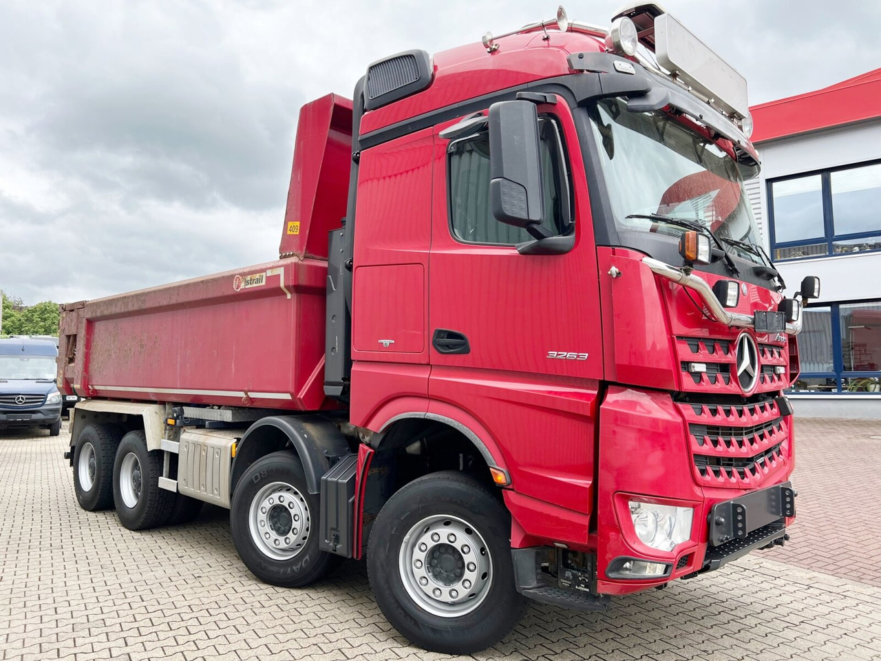 Xe ben Mercedes-Benz Arocs 3263 8x4/4 Arocs 3263 8x4/4, Retarder, Stahlmulde ca.14m³, Hydr. Heckklappe: hình 8