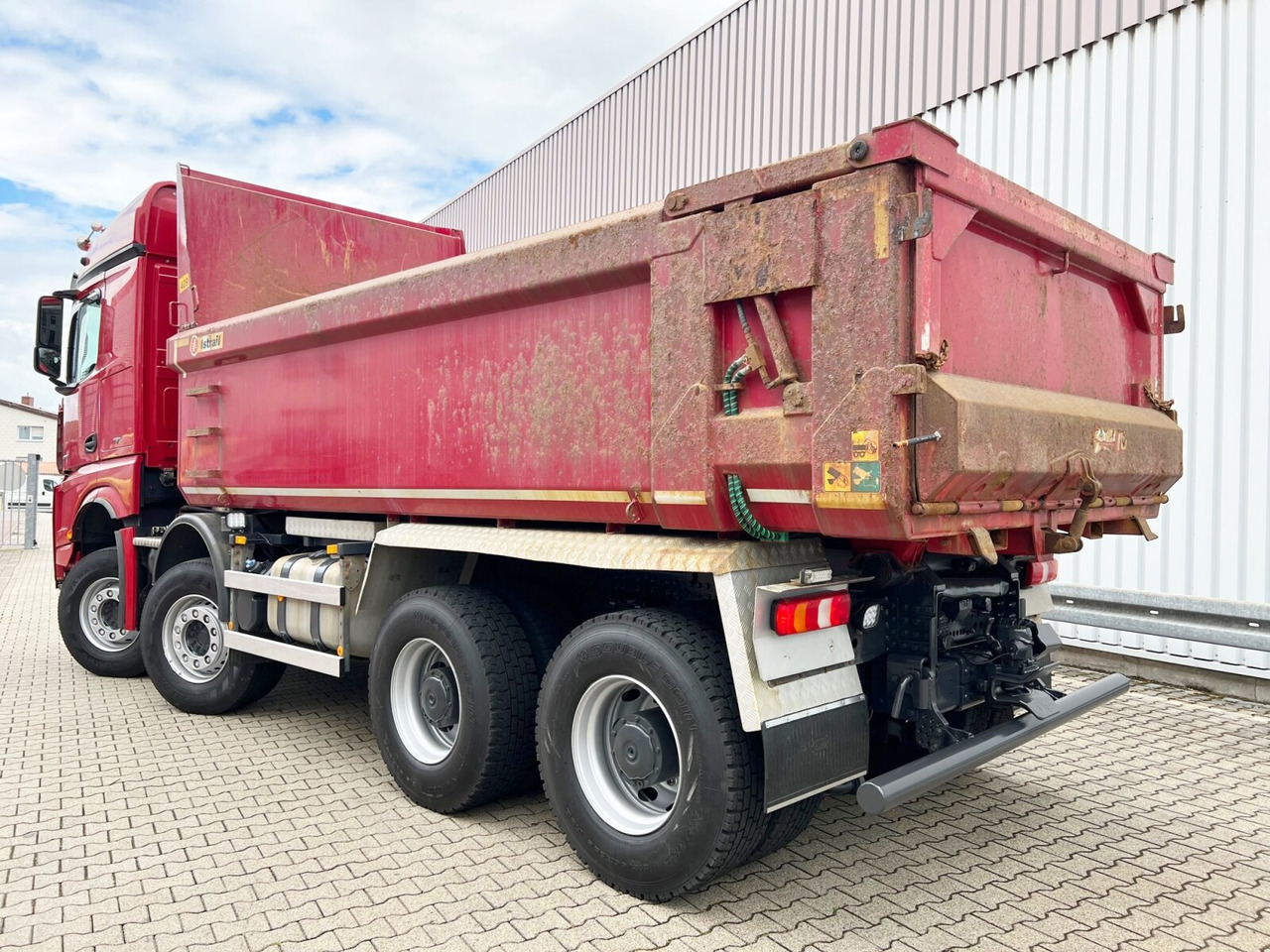 Xe ben Mercedes-Benz Arocs 3263 8x4/4 Arocs 3263 8x4/4, Retarder, Stahlmulde ca.14m³, Hydr. Heckklappe: hình 11