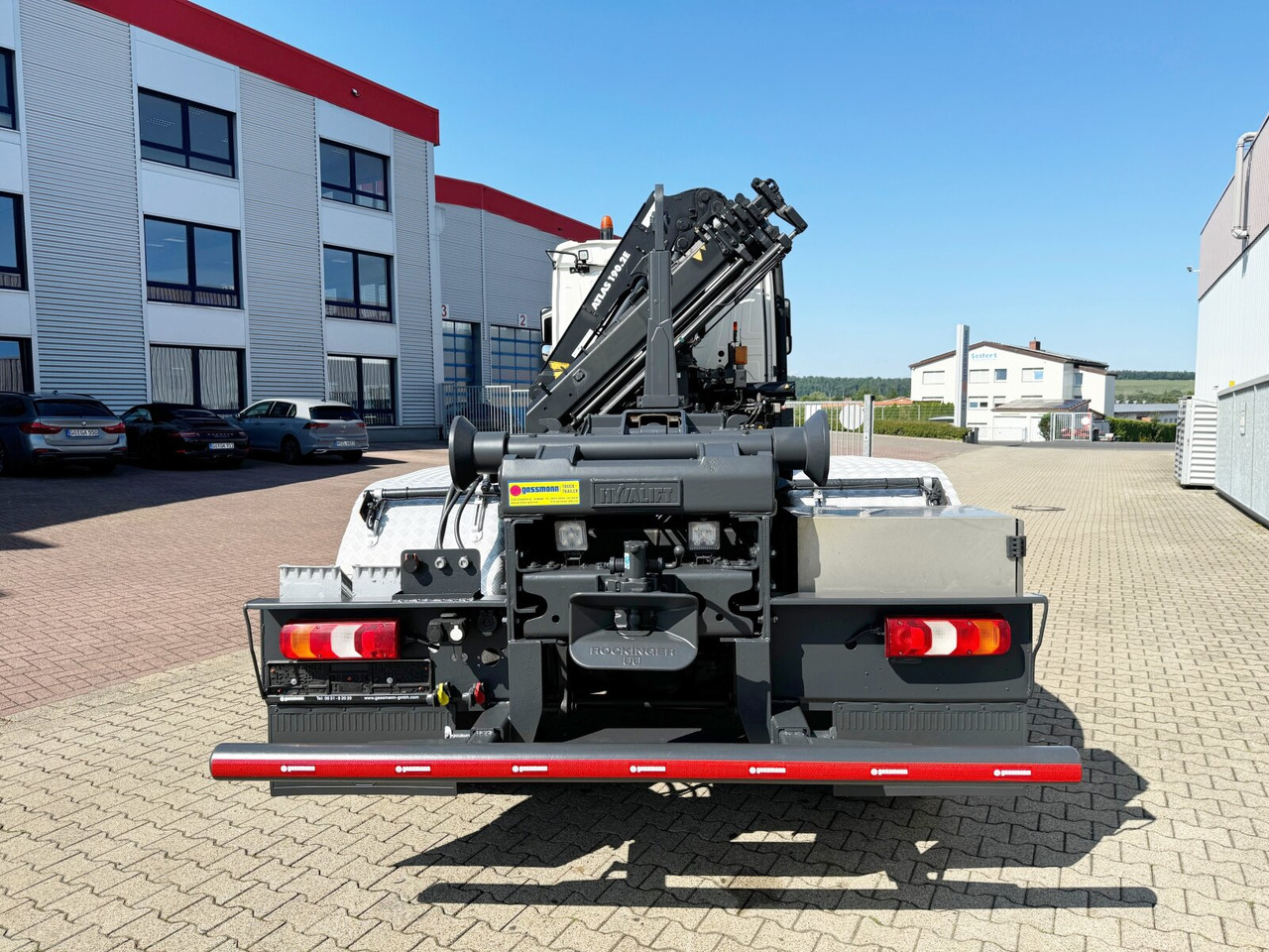 Xe tải nâng móc, Xe cẩu tự hành Mercedes-Benz Arocs 3351 AK 6x6 Arocs 3351 AK 6x6, Retarder, Navi, Grounder, Kran Atlas AK 190.2E, Funk: hình 14