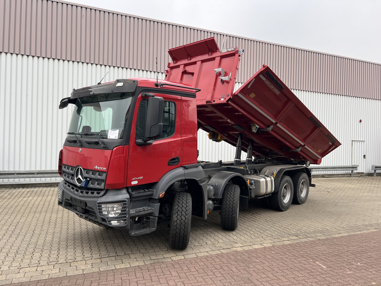 Mercedes-Benz Arocs 4146 K 8x4/4 Arocs 4146 K 8x4/4, Grounder, Multimedia Cockpit, Meiller Kipper, Bordmatik links - Xe ben: hình 1 Mercedes-Benz Arocs 4146 K 8x4/4 Arocs 4146 K 8x4/4, Grounder, Multimedia Cockpit, Meiller Kipper, Bordmatik links - Xe ben: hình 1