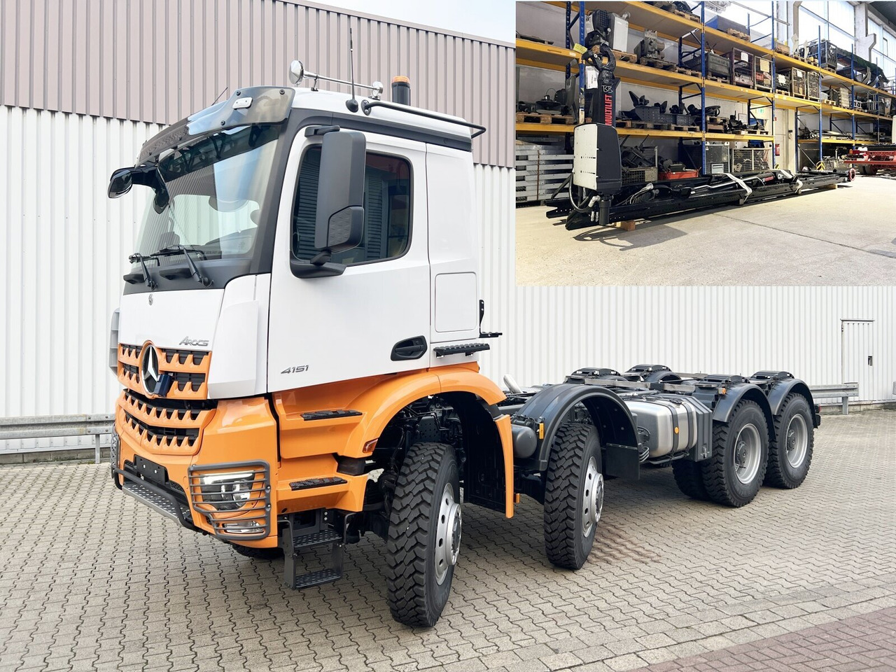 Mercedes-Benz Arocs 4151 AK 8x8/4 Arocs 4151 AK 8x8/4, Grounder - Xe tải nâng móc: hình 1 Mercedes-Benz Arocs 4151 AK 8x8/4 Arocs 4151 AK 8x8/4, Grounder - Xe tải nâng móc: hình 1