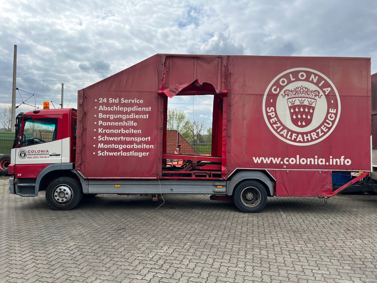 Mercedes-Benz Atego 1223 L 4x2 Atego 1223 L 4x2, Kompl. Zug, Lift- & Schiebeplateau, Funk - Xe tải chuyên chở tự động: hình 3 Mercedes-Benz Atego 1223 L 4x2 Atego 1223 L 4x2, Kompl. Zug, Lift- & Schiebeplateau, Funk - Xe tải chuyên chở tự động: hình 3