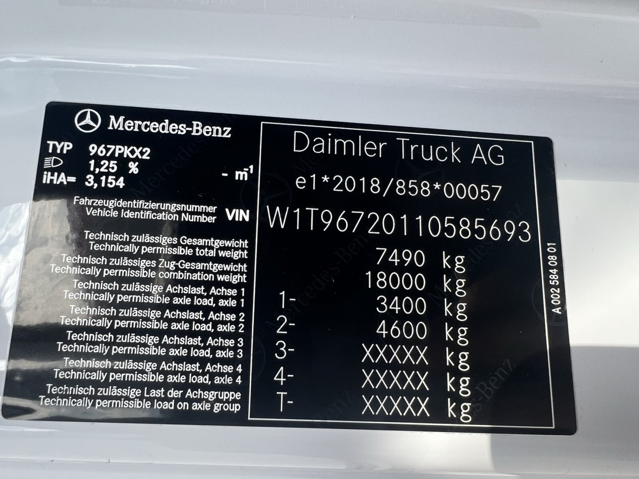 Mercedes-Benz Atego 818/23 K 4x2 Atego 818/23 K 4x2, Meiller-Kipper, mehrfach Vorhanden! - Xe ben: hình 2 Mercedes-Benz Atego 818/23 K 4x2 Atego 818/23 K 4x2, Meiller-Kipper, mehrfach Vorhanden! - Xe ben: hình 2