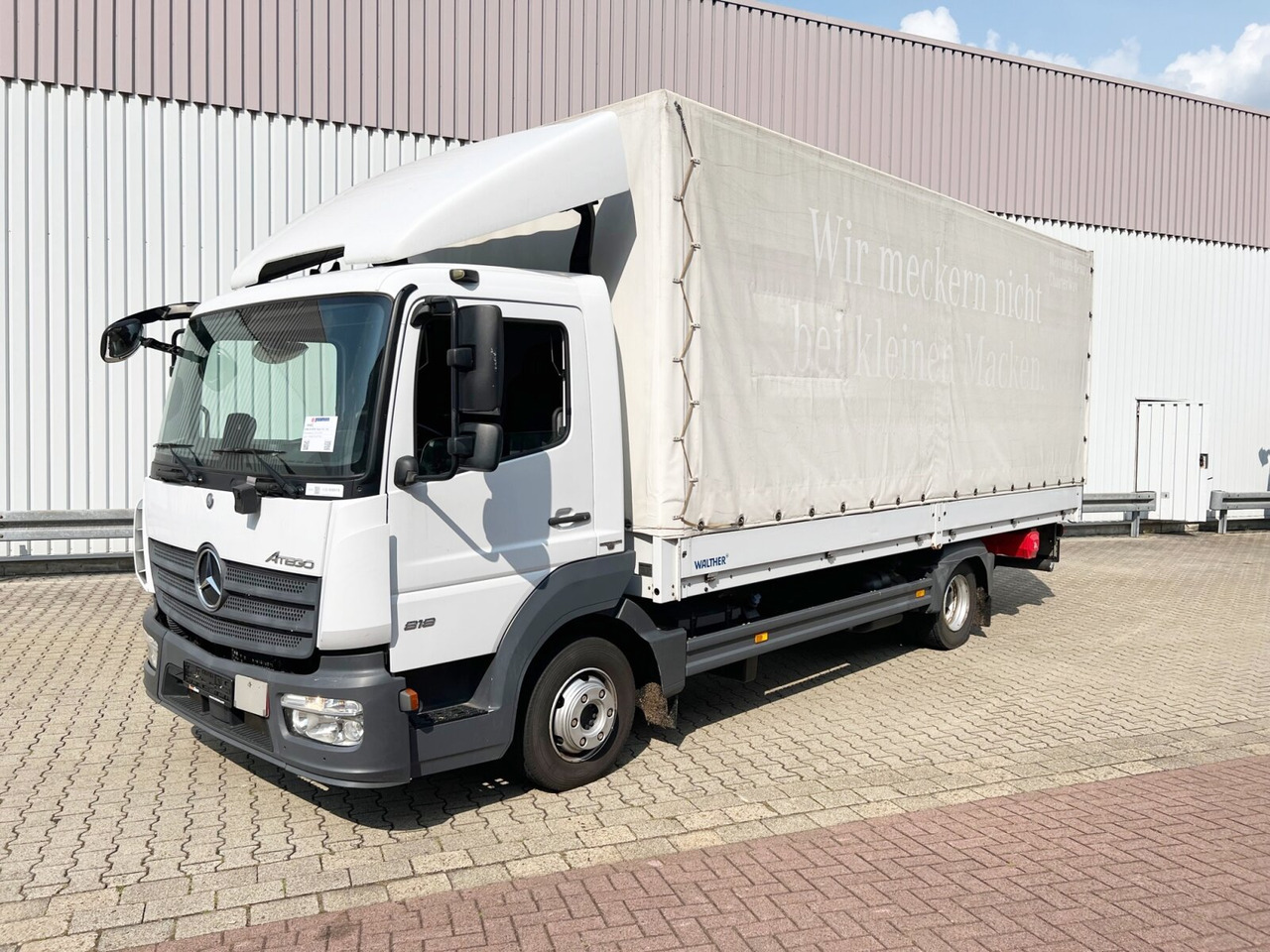 Mercedes-Benz Atego 818 L 4x2 Atego 818 L 4x2 mit Sörensen LBW - Xe tải thùng mui bạt: hình 1 Mercedes-Benz Atego 818 L 4x2 Atego 818 L 4x2 mit Sörensen LBW - Xe tải thùng mui bạt: hình 1