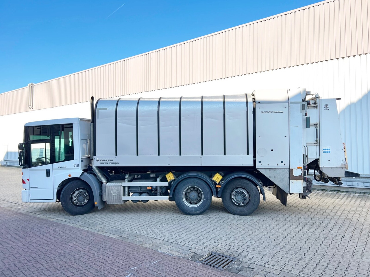 Xe tải chở rác để vận chuyển rác Mercedes-Benz Econic 2629 LL 6x2/4 NLA Econic 2629 LL 6x2/4 NLA, EEV, Lenkachse, FAUN Rotopress 520 L, Zöller-Schüttung: hình 15