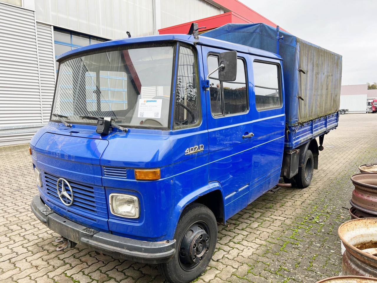 Mercedes-Benz L 407 D 4x2 Doka L 407 D 4x2 Doka, Ex-THW - Xe tải thùng mui bạt: hình 1 Mercedes-Benz L 407 D 4x2 Doka L 407 D 4x2 Doka, Ex-THW - Xe tải thùng mui bạt: hình 1