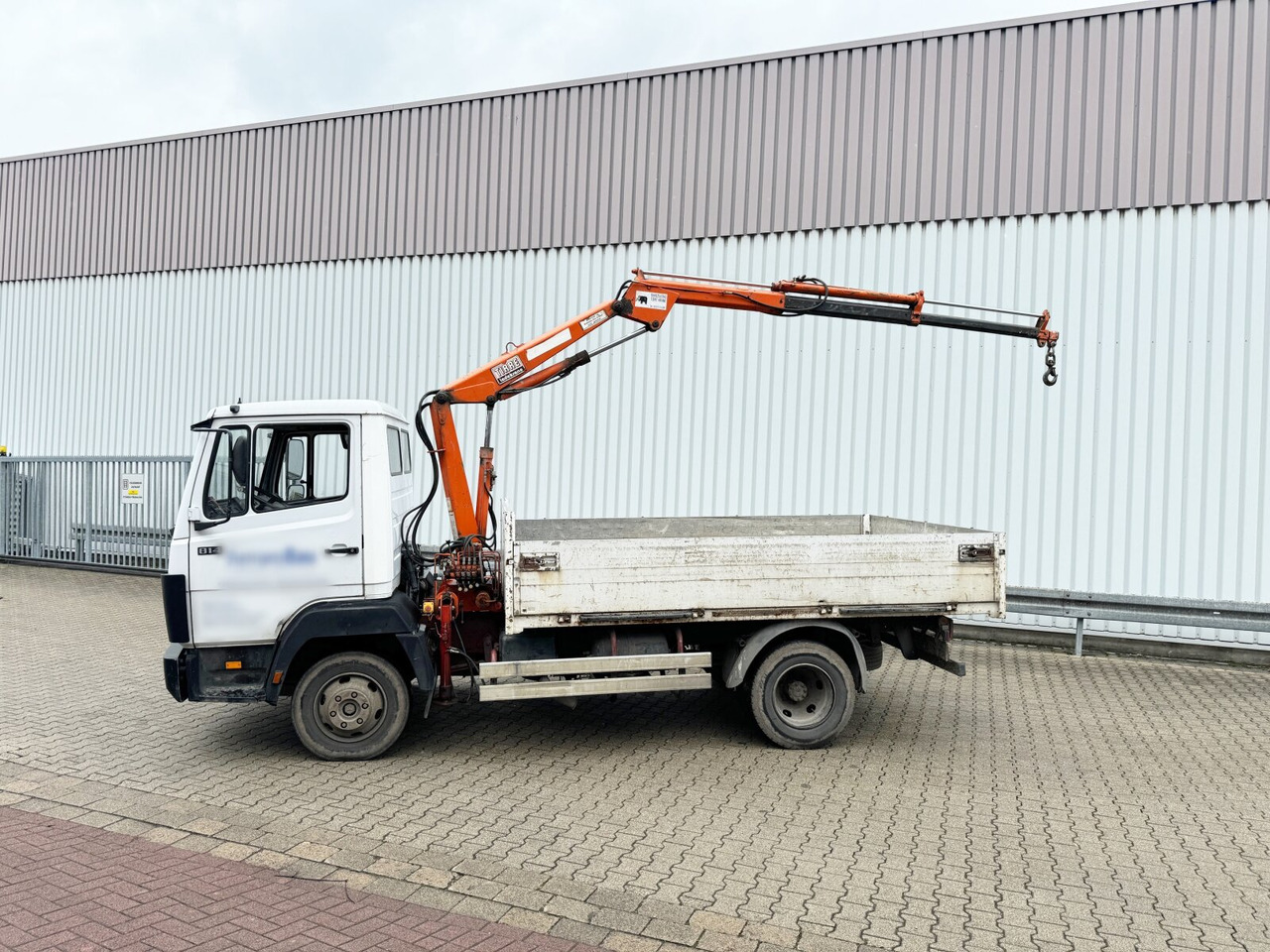 Xe cẩu tự hành, Xe tải thùng lửng/ Phẳng Mercedes-Benz LK 814 4x2 LK 814 4x2, 6-Zylinder, Kran Tirre Euro 35: hình 14