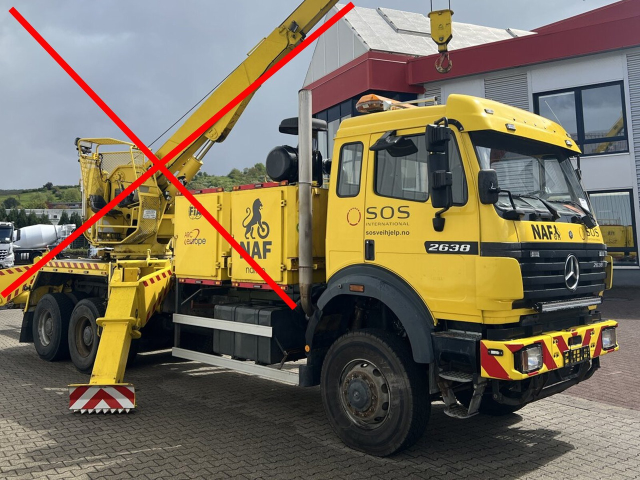 Xe tải khung gầm Mercedes-Benz SK II 2638/44 A 6x6 SK II 2638/44 A 6x6, V8, Retarder: hình 6