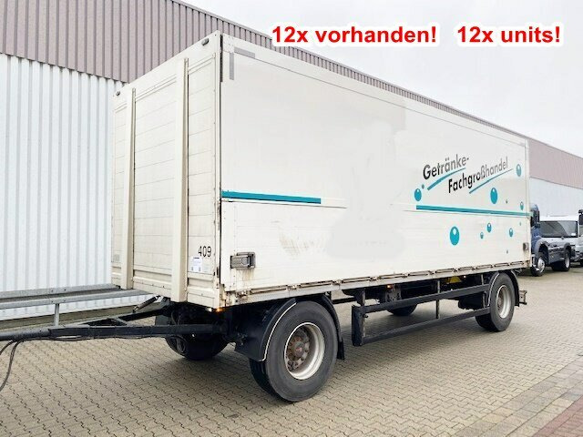 Orten PRASQ 18 Getränkeanhänger PRASQ 18 Getränkeanhänger, Stapleraufnahme, 12x Vorhanden! - Rơ moóc hộp kín: hình 1 Orten PRASQ 18 Getränkeanhänger PRASQ 18 Getränkeanhänger, Stapleraufnahme, 12x Vorhanden! - Rơ moóc hộp kín: hình 1