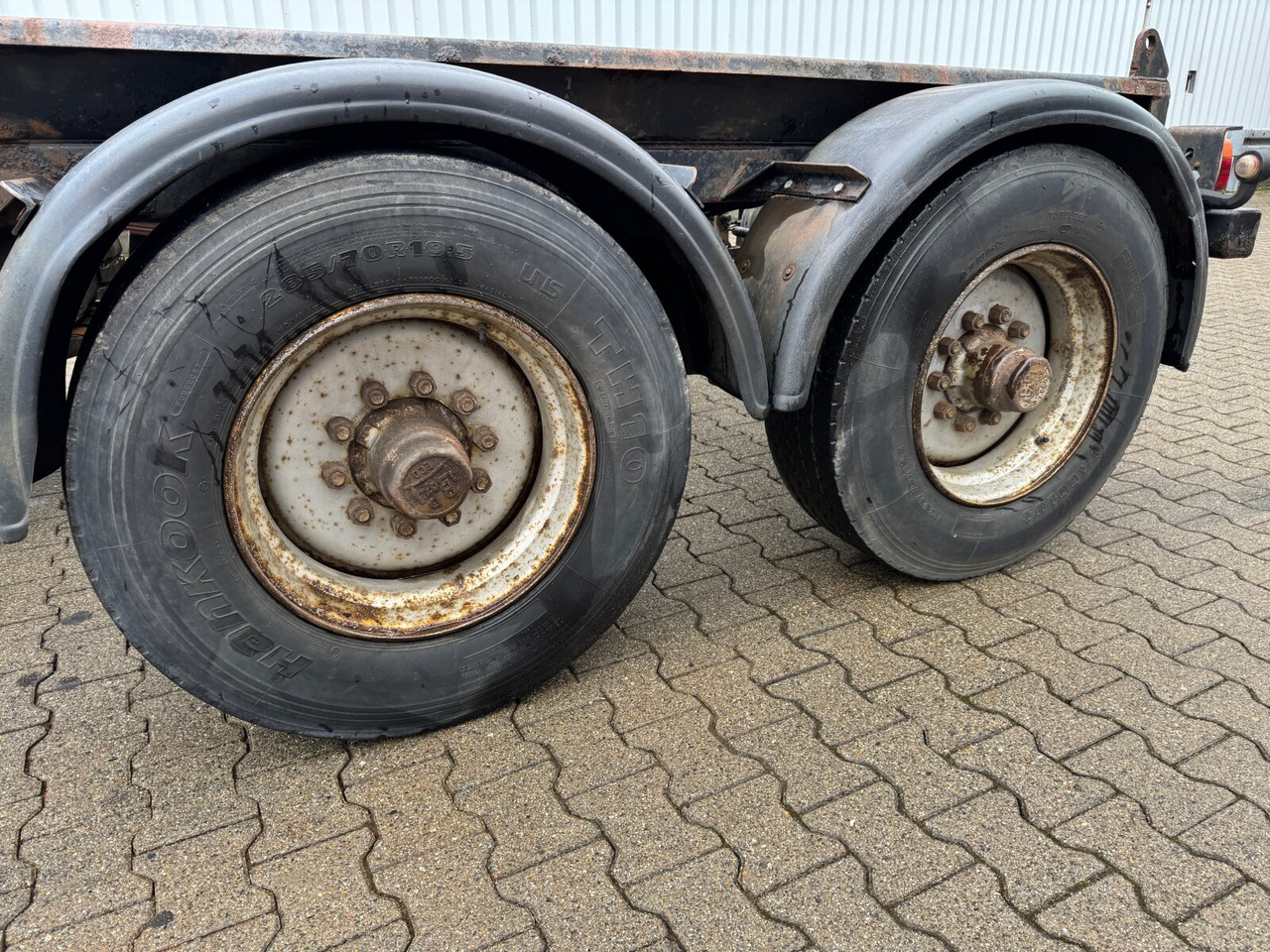 Rơ moóc HTM 13-T HTM 13-T Anhänger für Abetzcontainer: hình 9