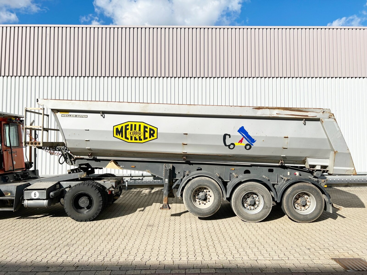Meiller MHPS 12/27 MHPS 12/27 NOSS2, Stahlmulde ca. 26m³, Liftachse - Sơ mi rơ moóc: hình 5 Meiller MHPS 12/27 MHPS 12/27 NOSS2, Stahlmulde ca. 26m³, Liftachse - Sơ mi rơ moóc: hình 5