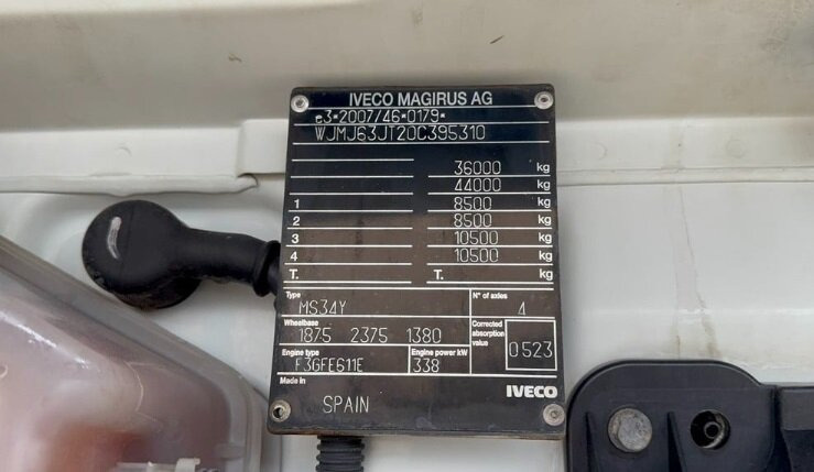 Trakker 460 8x4 - Xe ben: hình 5 Trakker 460 8x4 - Xe ben: hình 5