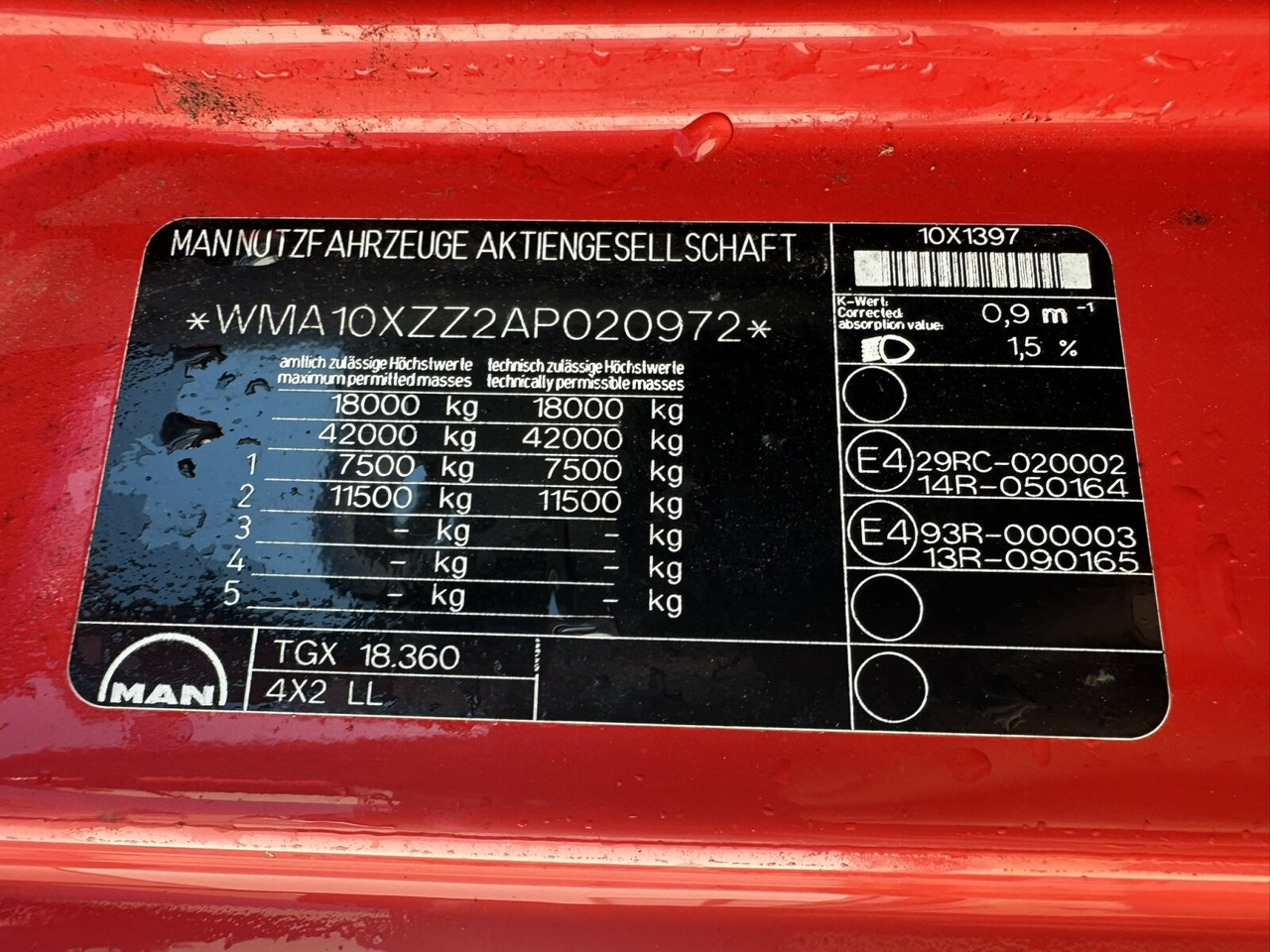 MAN TGX 18.360 4X2 LL TGX 18.360 4X2 LL, Fahrschule - Xe tải: hình 3 MAN TGX 18.360 4X2 LL TGX 18.360 4X2 LL, Fahrschule - Xe tải: hình 3