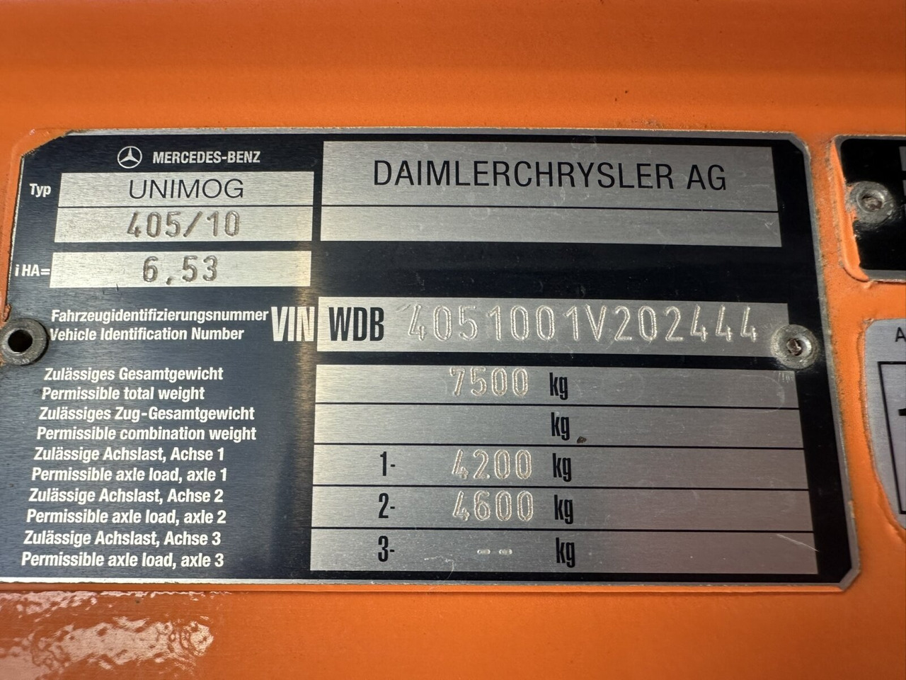 Unimog U300 405/10 4x4 U300 405/10 4x4, Kommunalhydraulik, Frontzapfwelle, Kipper - Xe tải nhỏ: hình 5 Unimog U300 405/10 4x4 U300 405/10 4x4, Kommunalhydraulik, Frontzapfwelle, Kipper - Xe tải nhỏ: hình 5