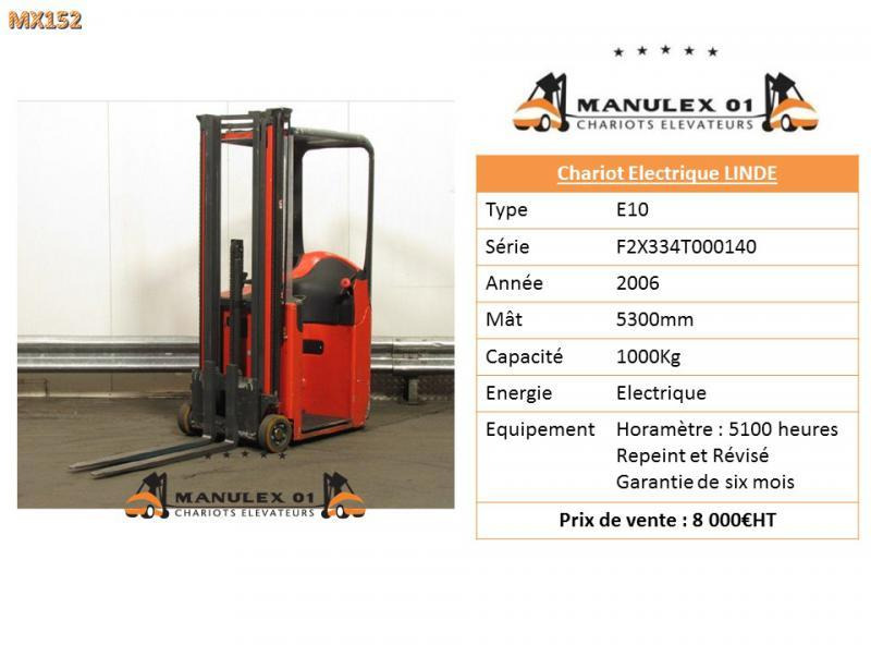 Linde E10 - Xe nâng điện: hình 2 Linde E10 - Xe nâng điện: hình 2
