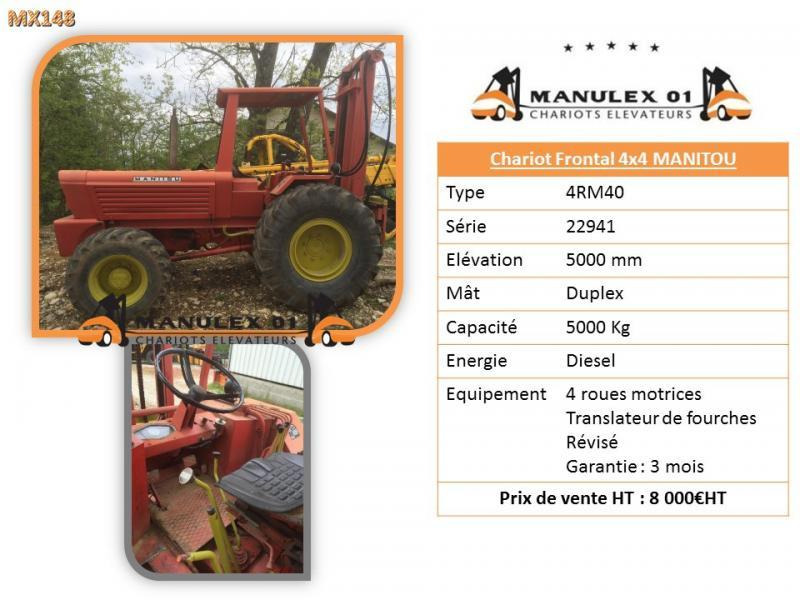Manitou 4RM40 - Xe nâng địa hình gồ ghề: hình 4 Manitou 4RM40 - Xe nâng địa hình gồ ghề: hình 4