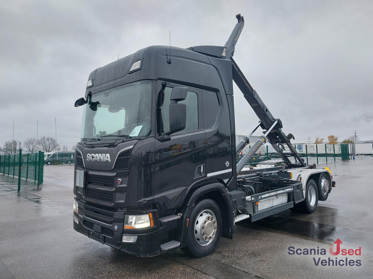 SCANIA R 520 B6x2*4NB V8 Meiler RK 21.65 - Xe tải nâng móc: hình 1 SCANIA R 520 B6x2*4NB V8 Meiler RK 21.65 - Xe tải nâng móc: hình 1