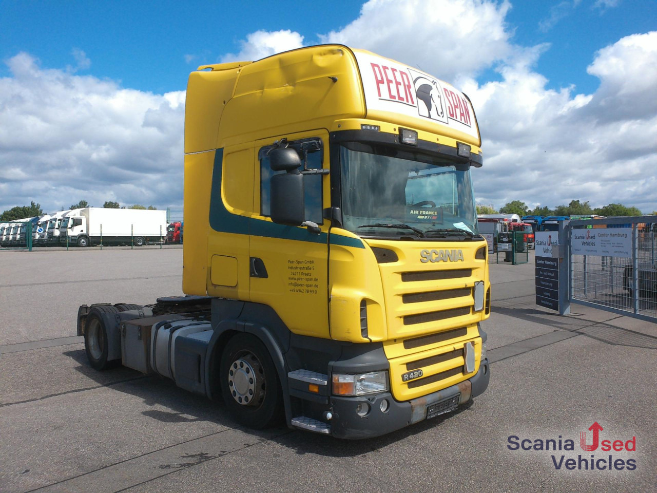 SCANIA R 420 LA4x2MEB Volumen MEGA Jumbo Vollluft - Xe đầu kéo: hình 1 SCANIA R 420 LA4x2MEB Volumen MEGA Jumbo Vollluft - Xe đầu kéo: hình 1