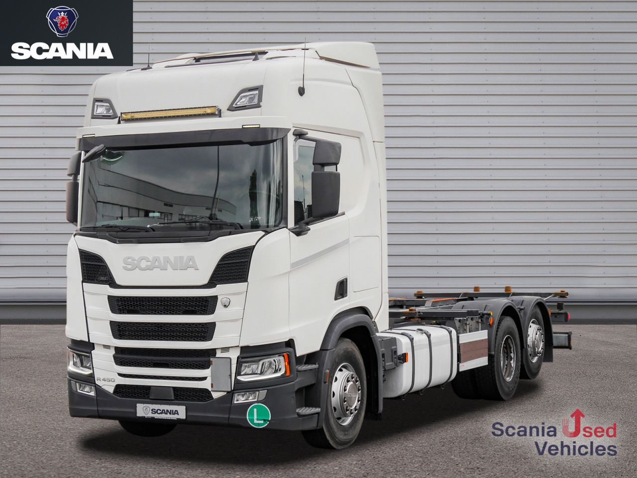 SCANIA R 450 B6x2*4NB Lenkachse, Standklima - Xe chở container/ Xe tải hoán đổi thân: hình 1 SCANIA R 450 B6x2*4NB Lenkachse, Standklima - Xe chở container/ Xe tải hoán đổi thân: hình 1
