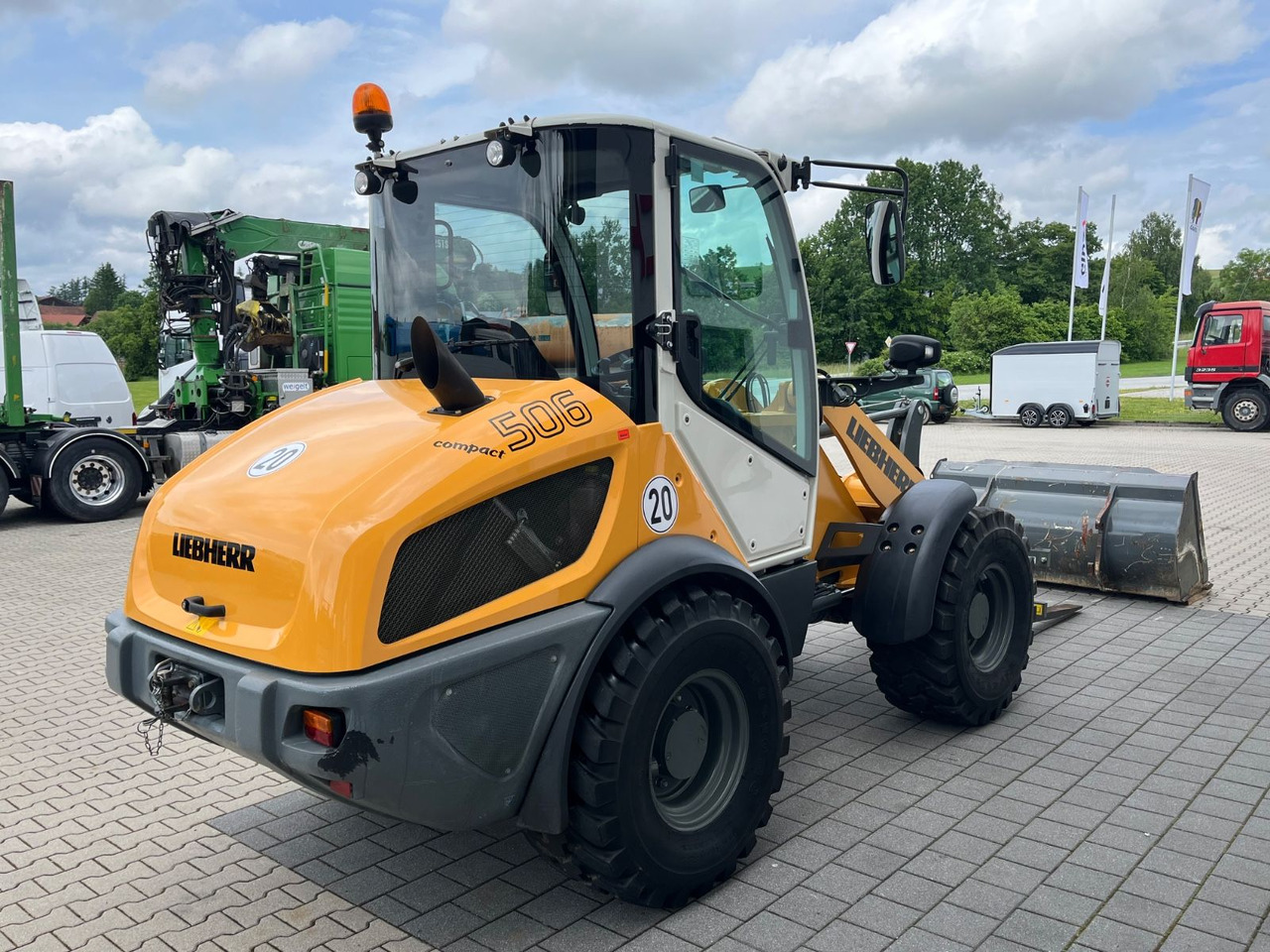 Liebherr 506 Compact Schaufel Gabel - Máy xúc lật bánh lốp: hình 3 Liebherr 506 Compact Schaufel Gabel - Máy xúc lật bánh lốp: hình 3