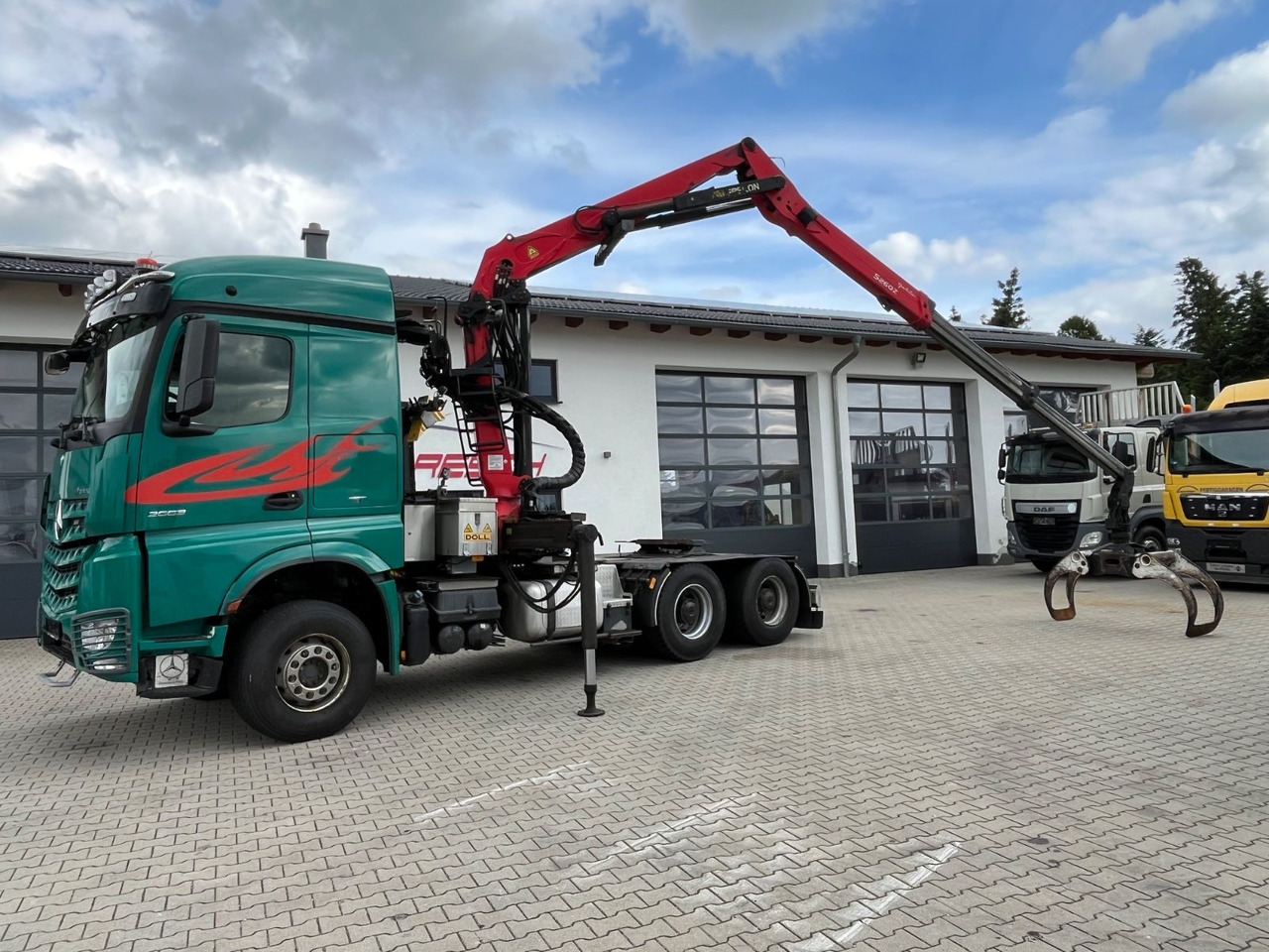 Mercedes-Benz Arocs 2663 6x4 mit Epsilon S260Z Langholzkran - Xe đầu kéo: hình 1 Mercedes-Benz Arocs 2663 6x4 mit Epsilon S260Z Langholzkran - Xe đầu kéo: hình 1