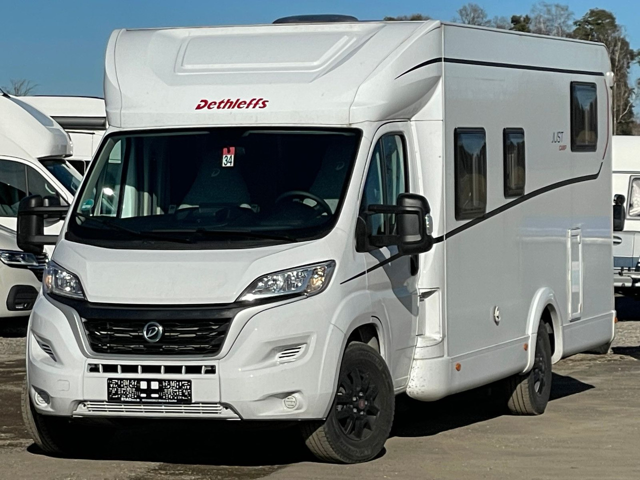 Dethleffs Just T 7052 EB mit Hubbett,Fiat,Markise,RFK,Navi - Xe cắm trại bán tích hợp: hình 3 Dethleffs Just T 7052 EB mit Hubbett,Fiat,Markise,RFK,Navi - Xe cắm trại bán tích hợp: hình 3