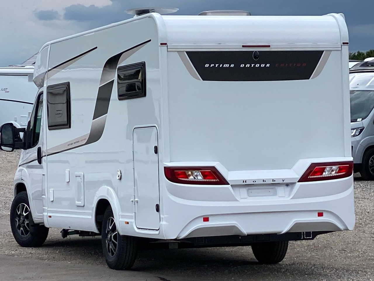 Xe cắm trại bán tích hợp Hobby OPTIMA ONTOUR EDITION V65 GE NAVI MARKISE SAT: hình 7
