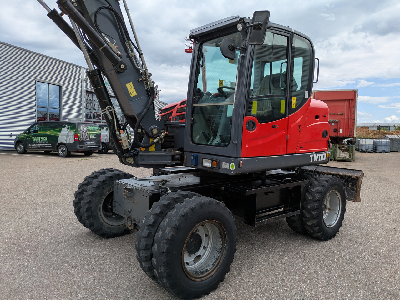 TEREX TW110 Mobilbagger Powertilt Rußpartikelfilter - Máy xúc bánh lốp: hình 2 TEREX TW110 Mobilbagger Powertilt Rußpartikelfilter - Máy xúc bánh lốp: hình 2