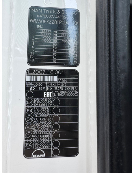 Xe đầu kéo MAN TGX 18.420 XLX / 2 Tanks / 2 In stock..!!! / TUV: 8-2025 / NL Truck: hình 14