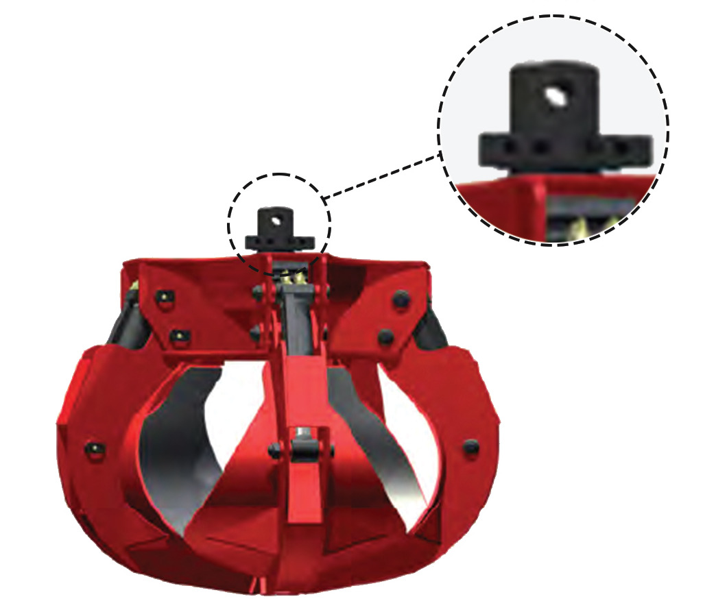 DEMOQ DRH250 - 6P Hydraulic Polyp -grab 450 kg - Nho táo cho Máy móc xây dựng: hình 2 DEMOQ DRH250 - 6P Hydraulic Polyp -grab 450 kg - Nho táo cho Máy móc xây dựng: hình 2