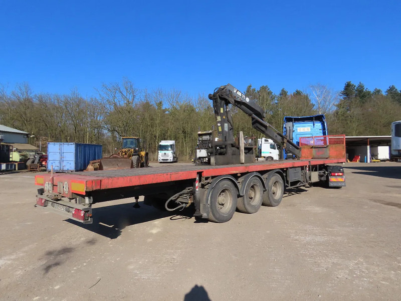 Kaiser HIAB  175, REMOTE control,  retractable - Sơ mi rơ moóc thùng lửng/ Phẳng: hình 1 Kaiser HIAB  175, REMOTE control,  retractable - Sơ mi rơ moóc thùng lửng/ Phẳng: hình 1