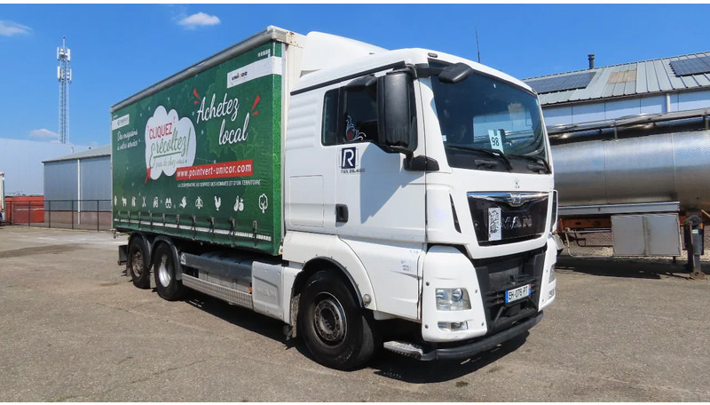 MAN TGX 18.480 446577 KM! RETARDER+ liftaxel + moving axel - Xe tải thùng mui bạt: hình 1 MAN TGX 18.480 446577 KM! RETARDER+ liftaxel + moving axel - Xe tải thùng mui bạt: hình 1