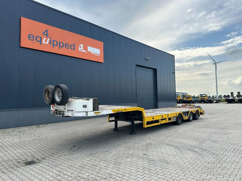 Broshuis E-2190/27 lowloader, wheel well, 4,1m extendable, steering axle - Sơ mi rơ moóc thùng thấp: hình 1 Broshuis E-2190/27 lowloader, wheel well, 4,1m extendable, steering axle - Sơ mi rơ moóc thùng thấp: hình 1