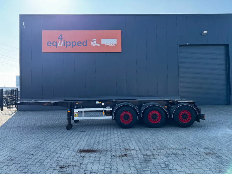 Burg 20FT/3-axles, SAF INTRADISC, ADR (EXII, EXII, FL, AT), 2x LIFTAXLE, NL-Chassis - Xe chở container/ Sơ mi rơ moóc hoán đổi thân: hình 4 Burg 20FT/3-axles, SAF INTRADISC, ADR (EXII, EXII, FL, AT), 2x LIFTAXLE, NL-Chassis - Xe chở container/ Sơ mi rơ moóc hoán đổi thân: hình 4